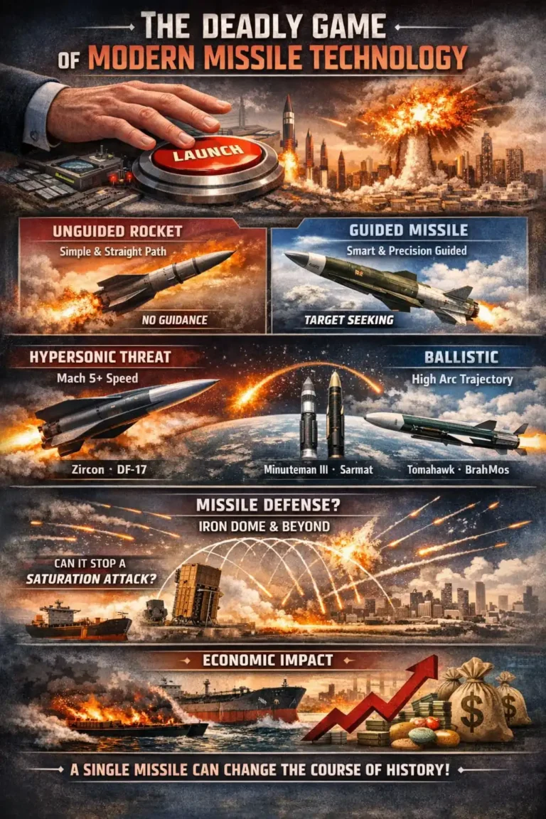 The destruction of the world at the tip of a button: The “deadly game” of modern missile technology 🚀💥